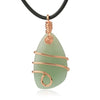 Wrapped Teardrop Necklace